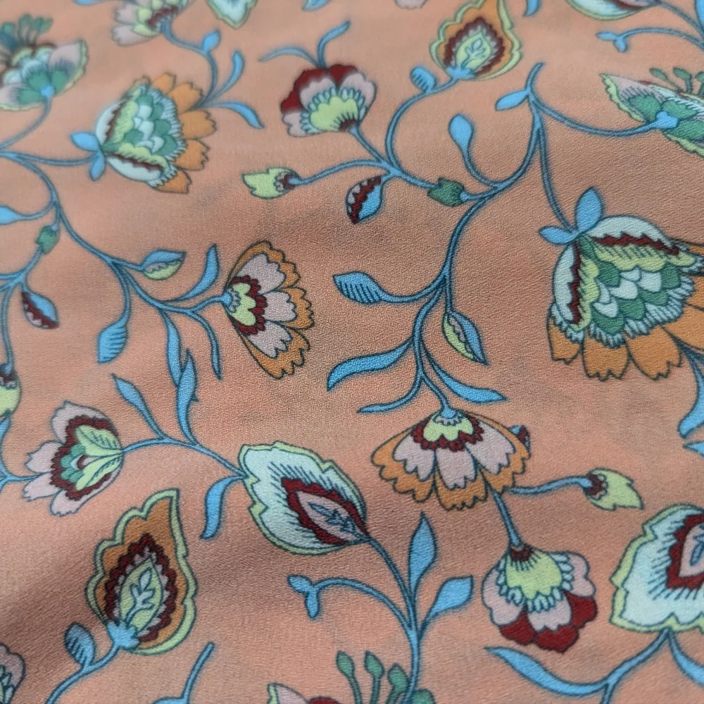 Rose + Olive Dusty Pink Floral Sleeveless Top Size M GUC - Picture 5 of 7